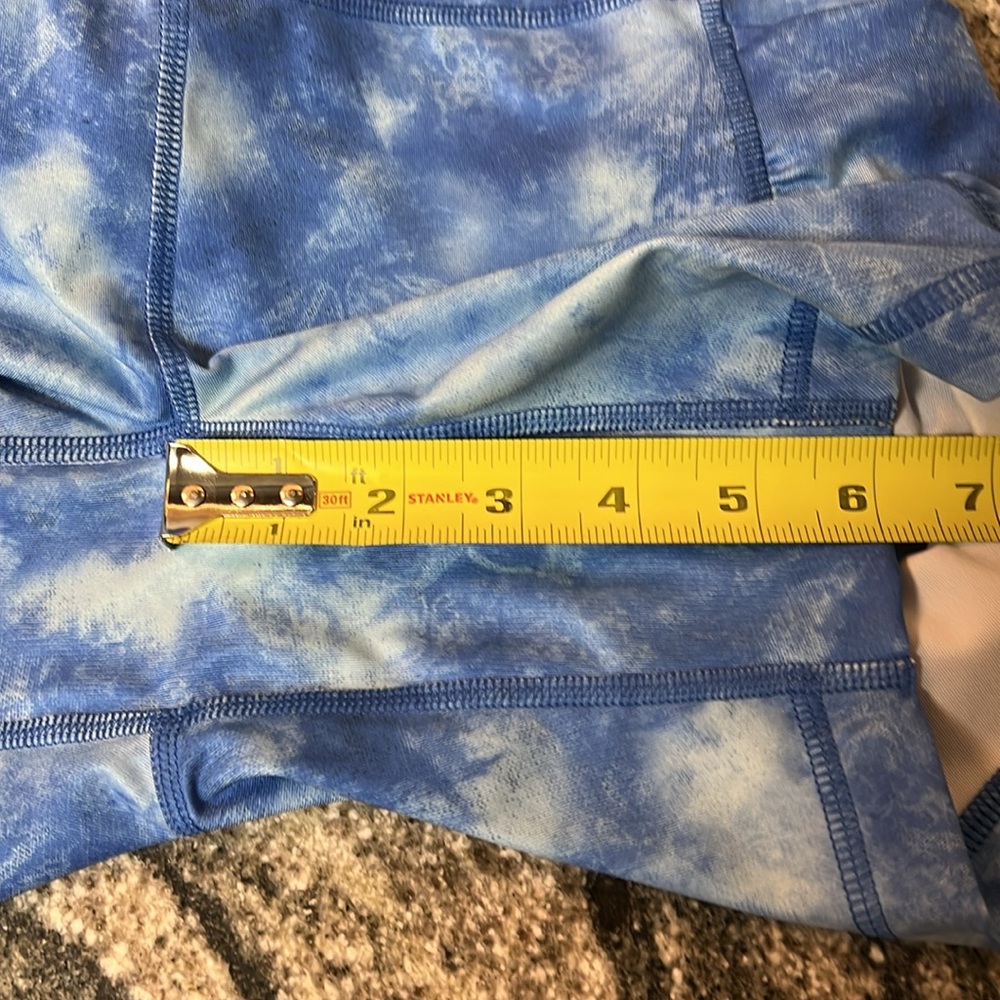 Lululemon Speed Track Short Tidal Trip Pipe Dream Blue Size 8 - Picture 8 of 9